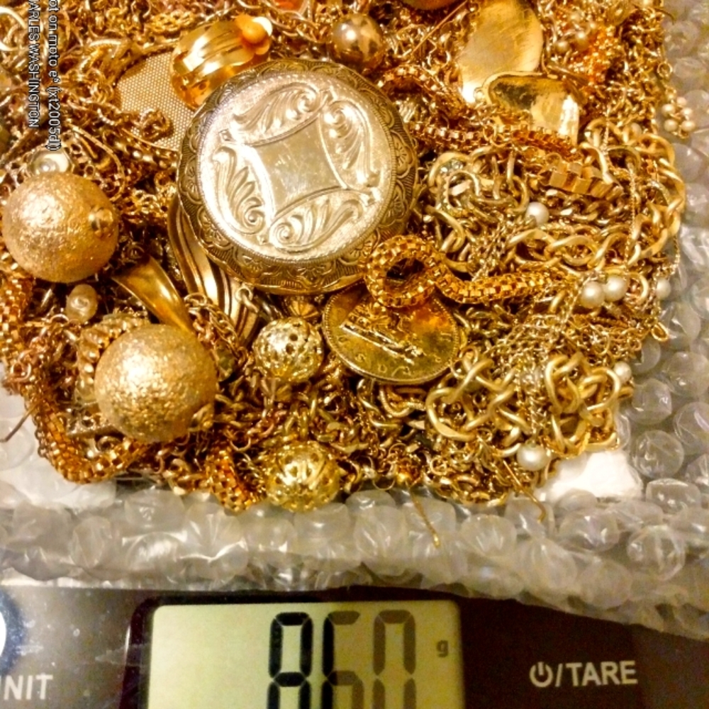 Vintage Costume Jewelry Scrap Recovery